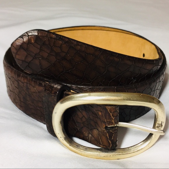 W. Kleinberg Other - Men’s W.Kleinberg Genuine Brown Leather Belt Sz 36